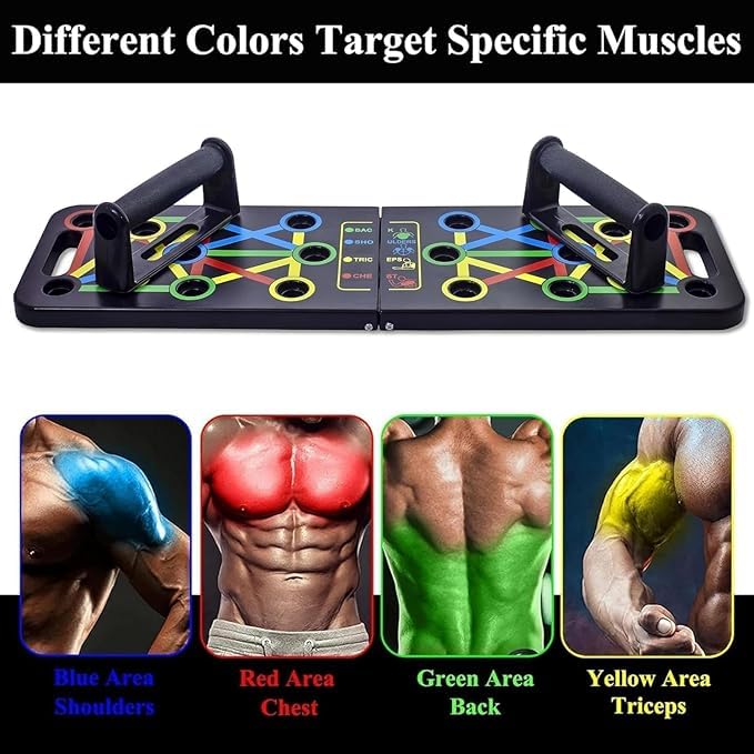 MuscleForge™ Push-up Board 14-in-1