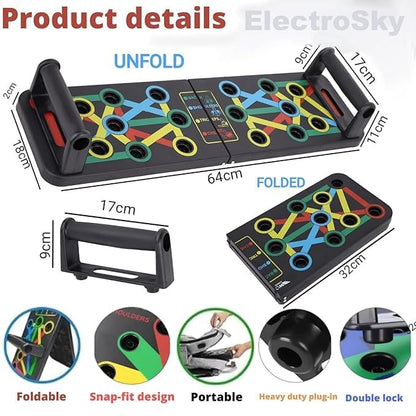 MuscleForge™ Push-up Board 14-in-1