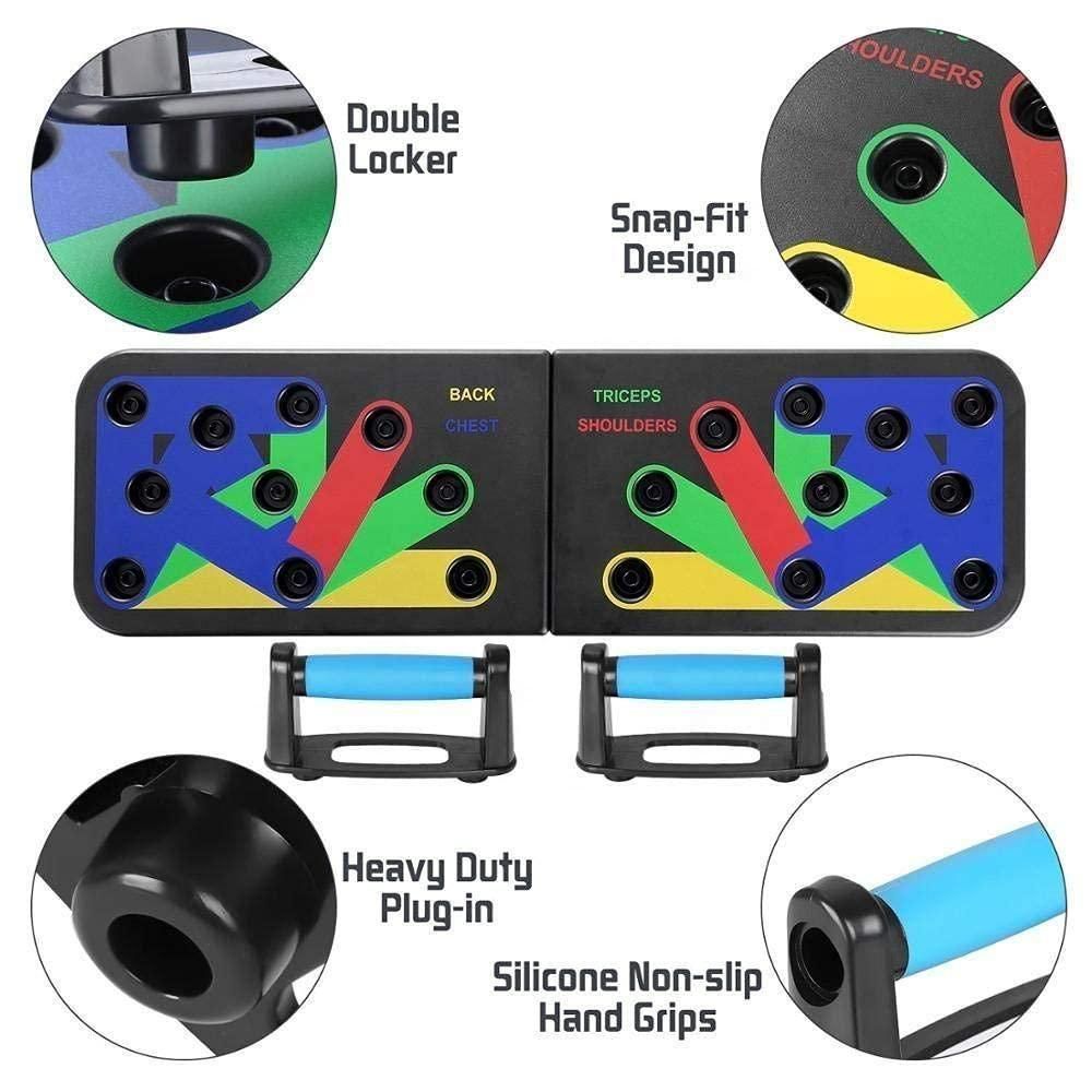 MuscleForge™ Push-up Board 14-in-1