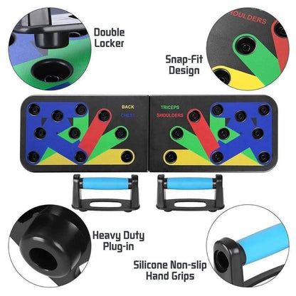 MuscleForge™ Push-up Board 14-in-1